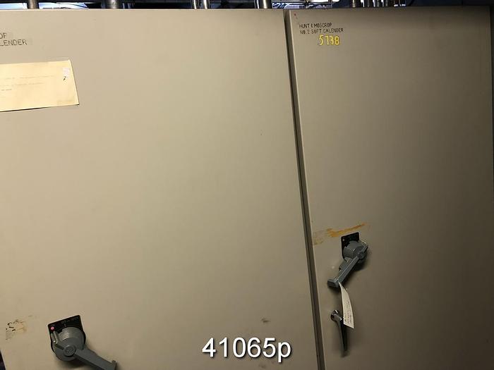 Used Hunt and Muscrop 2x2 Roll Soft Compact Calender, 88" Face #41065