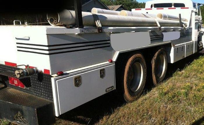 Used 2005 International 4400 DT 570 Flat Bed Water Truck