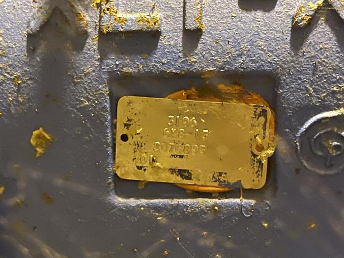 Used GOULDS MDL. 3196XLT 6 X 8-13 CENTRIFUGAL PUMP 100 HP MOTOR