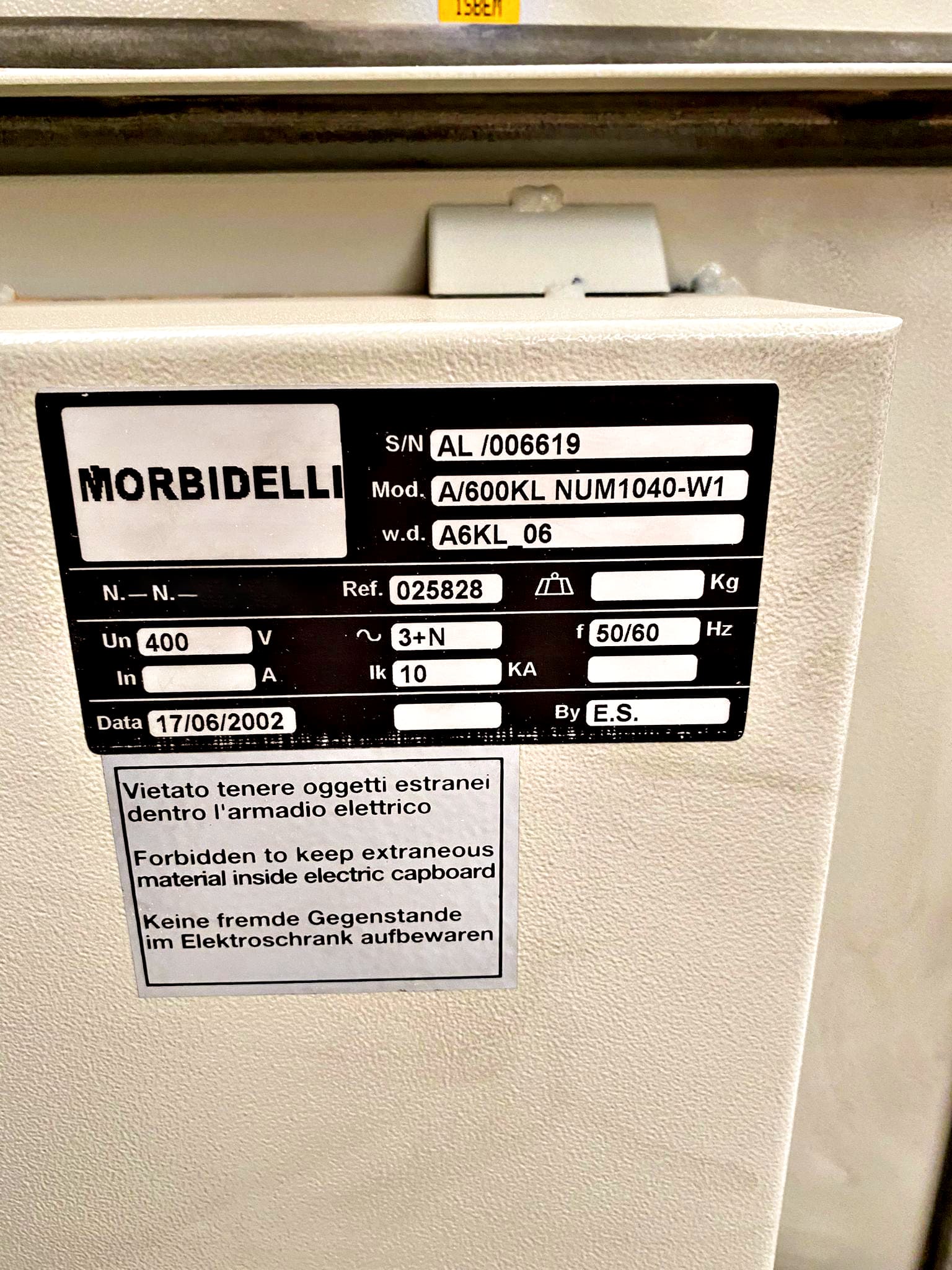 Used Morbidelli Author 600 KL - 2002