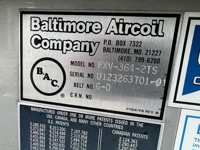 Used 2012 Baltimore FXV-364-2TS Air Coil Closed Circuit Cooling Tower