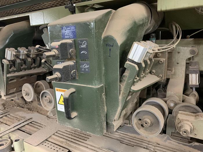 Used SCMI TOPSET-23, 8-SPINDLE MOULDER