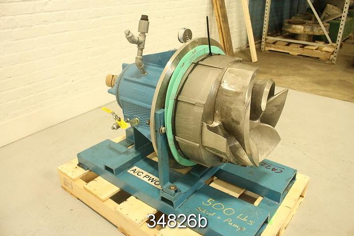 Used Allis Chalmers PWO 10x12x17 Power End, 4 Vane, 16" Diameter Impeller #34826