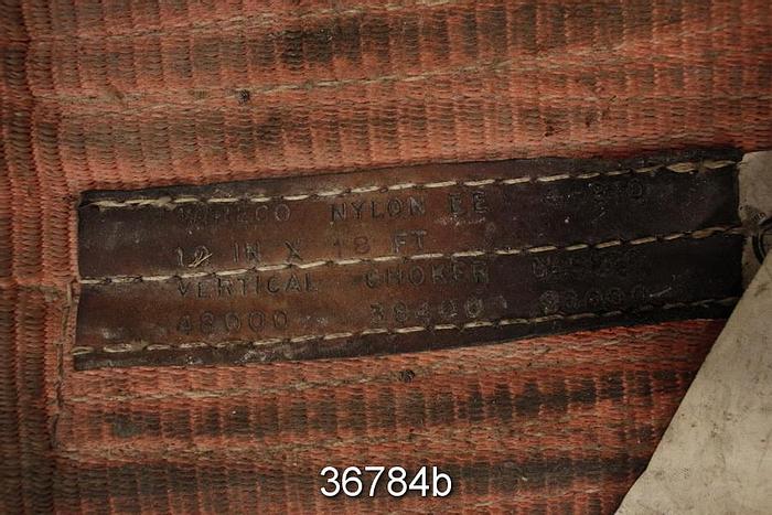 Used Wireco EEF 4-910 Sling 18' Length, 10" Width, Vertical 4800, Basket 96000 #36784