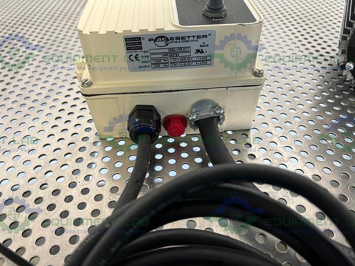 Used Bodine Electric HPP-5337E4 Variable Frequency Drive w/ Bodine 3/8HP Motor