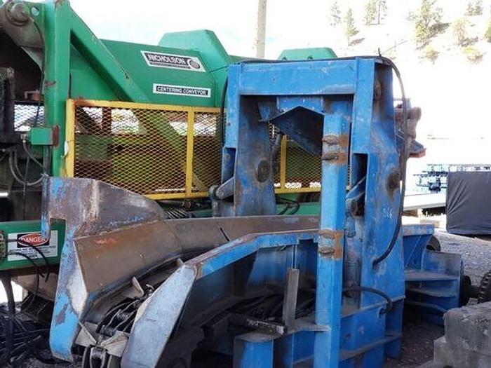 Used VK 450 DEBARKER SELF-CENTERING INFEED CONVEYOR