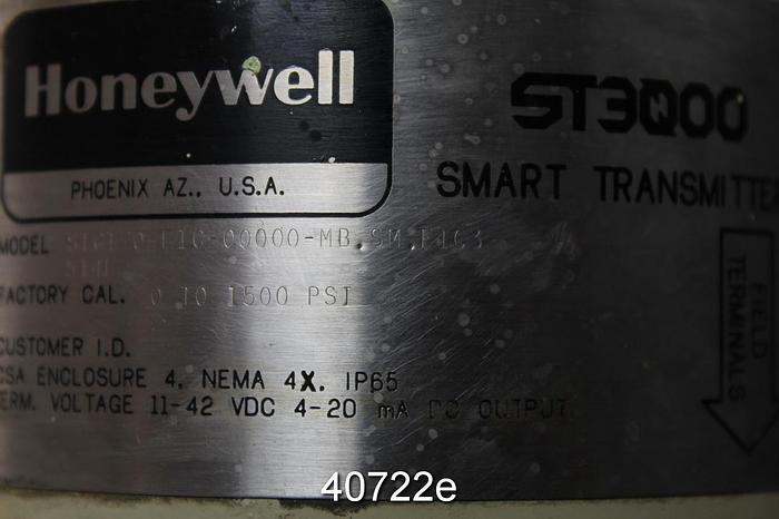 Used Honeywell ST300 Smart Transmitter, Model STG170-F1G-00000-MB.SM.F1C3-514E #40722