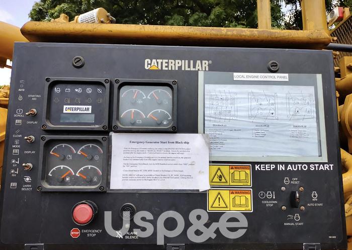 Used 1.4 MW 2006 Used Caterpillar 3512B Diesel Generator Set