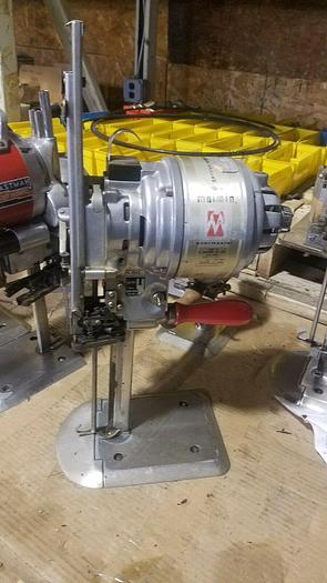 Used Maimin Powrmaster Fabric Cutting Machine Straight Cut Leather Canvas