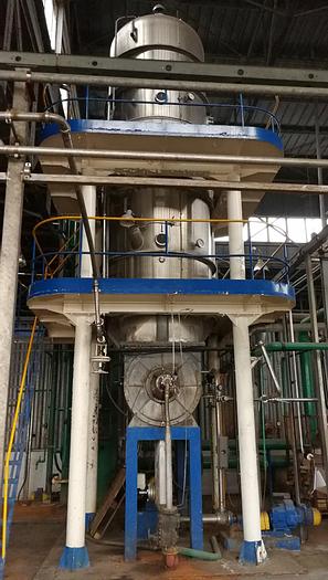 Used Linia do przerobu pomidorów na pastę pomidorową o wydajności 200 t świeżych pomidorów na dobę ze stacją wyparną 2-stopniową firmy MANZINI