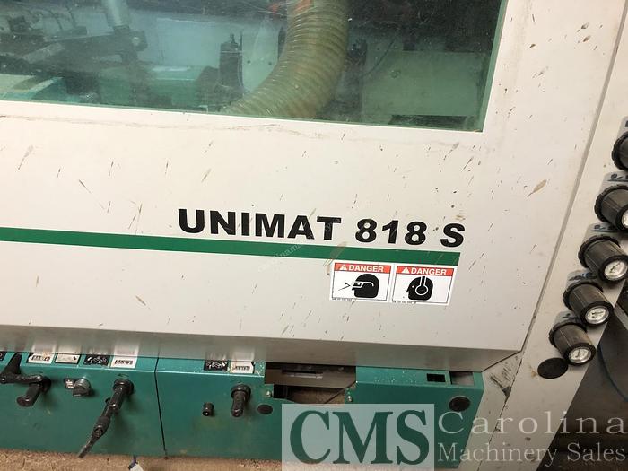 Used 2016 Weinig Unimat 818S