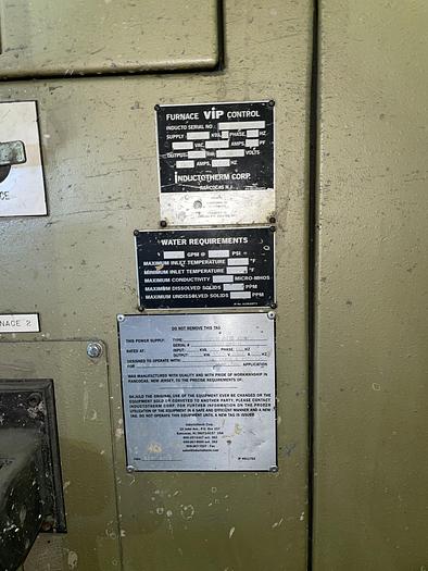 Used 2006 INDUCTOTHERM VIP POWER TRAK 200-10R