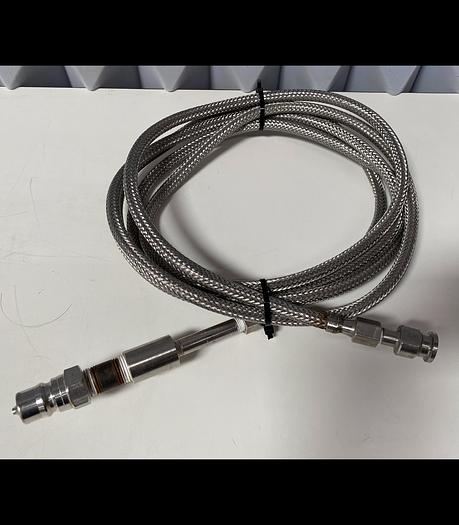 Used Stainless Steel 178" Flexible Braided Hose w/ SSH4 Quick Release & 1/2" Sanitary