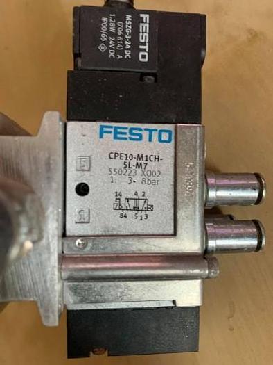 Used FESTO 2x CPE10-M1BH-5L-M7 CPE10M1BH5LM7 + CPE10-PR