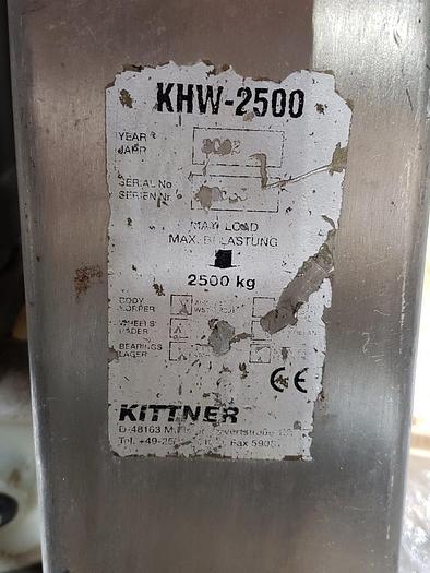 Used 2002 Kittner KHW-2500 SS Pallet Jack