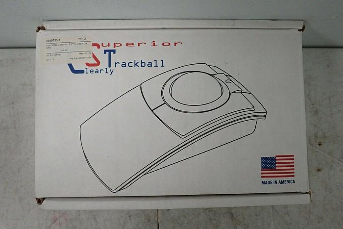 Used CST 2399753-2 Clearly Superior Technology Track Ball Mouse
