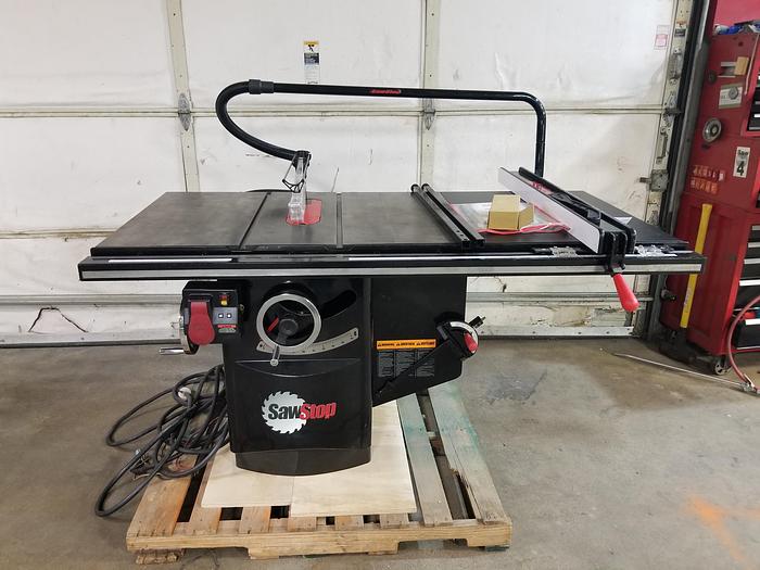 Used Sawstop ICS51230, 10" Industrial Table Saw, 5HP, 1Phase, 230V