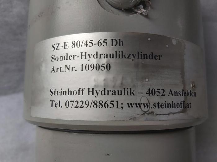 Sonderhydraulikzylinder, doppeltwirkend, SZ-E 80/45-65, Steinhoff neu