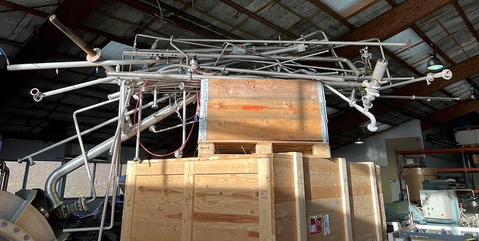 Used ANHYDRO 2- step falling film vacuum evaporator for juice and beverage applications.
