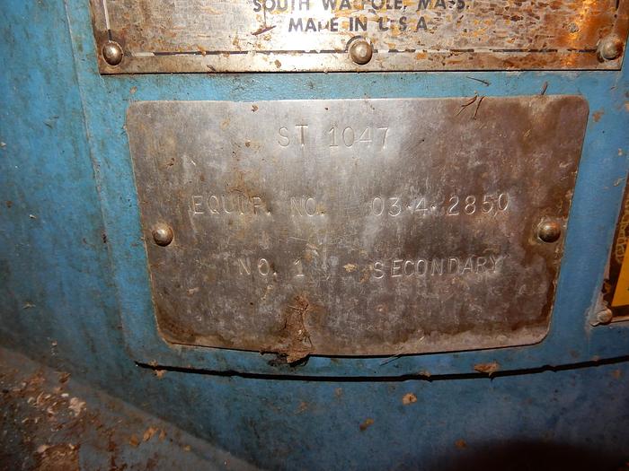 Used BIRD CENTRISORTER PRESSURE SCREEN MODEL 400 MAX SPEED 1400 RPM