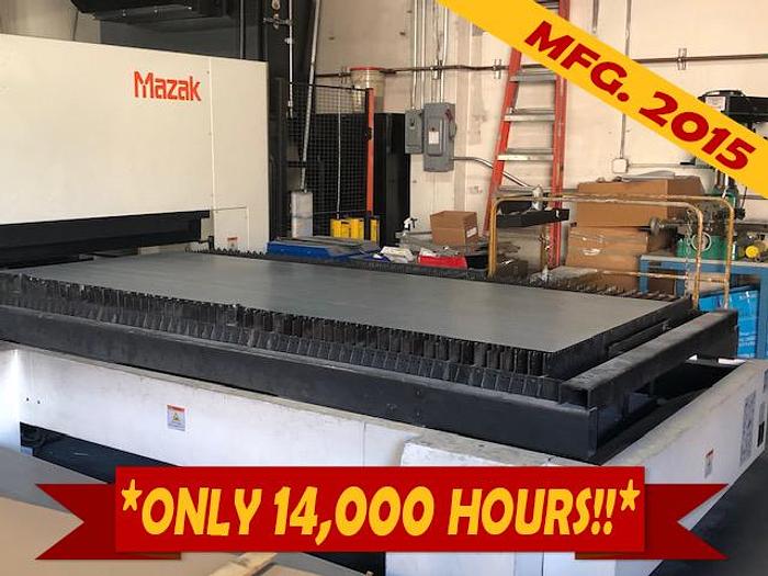 Used 2015 3000 Watt Mazak Optiplex 3015 CNC CO2 Laser