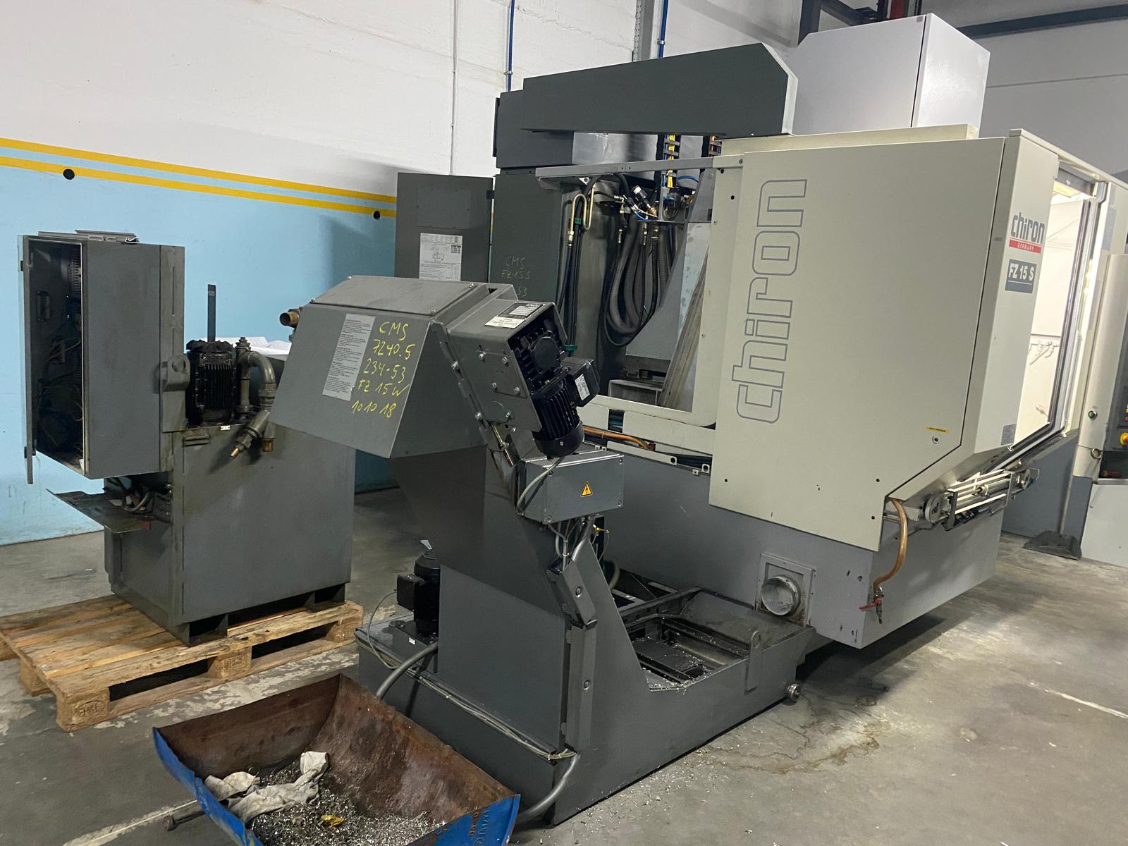 Refurbished Chiron FZ15S vertical machining center