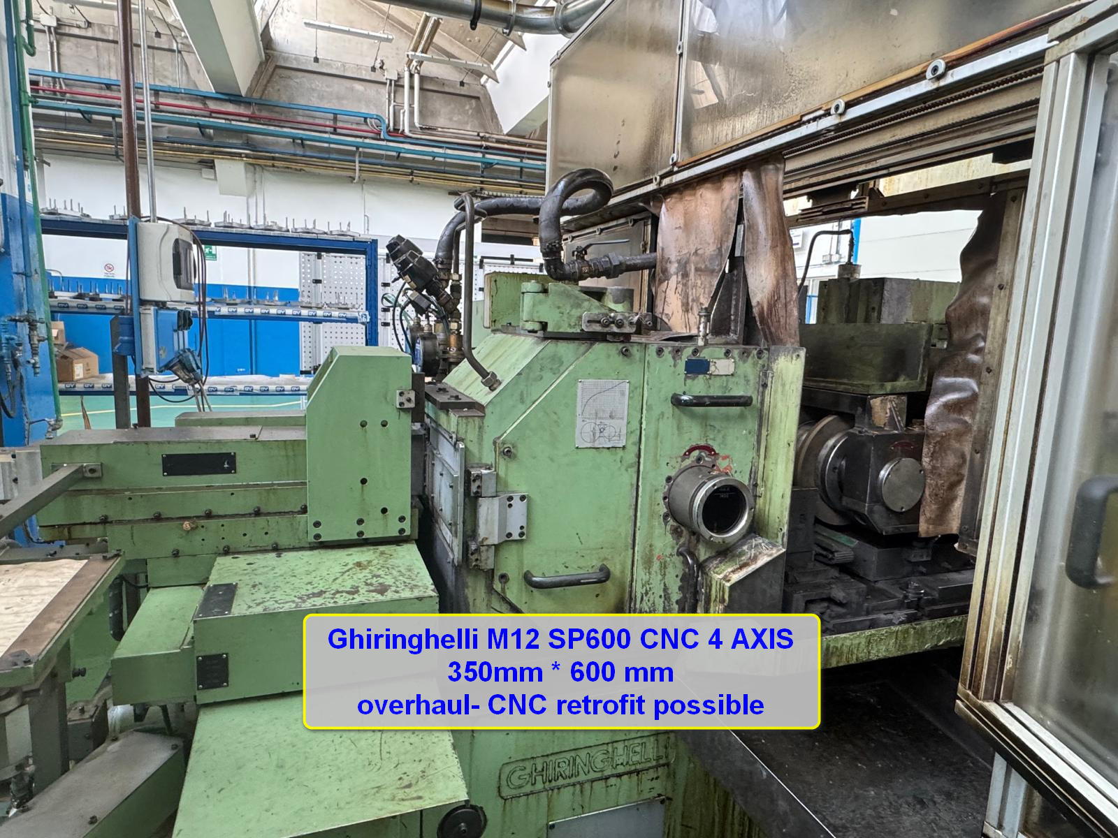 Used Ghiringhelli M12 SP600 CNC 4A