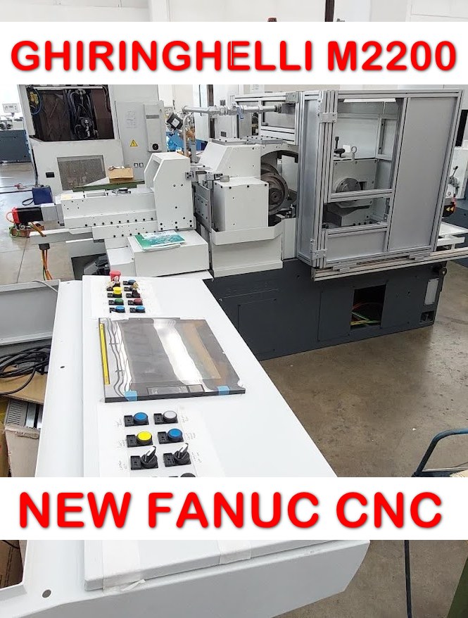 Refurbished Ghiringhelli M2200 SP610 CNC FANUC 5 axis (2026)