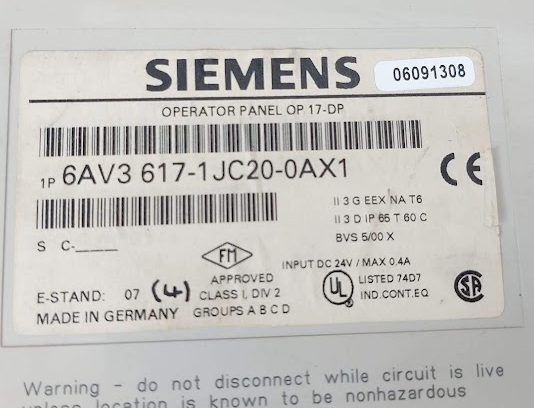 Used Siemens OP17