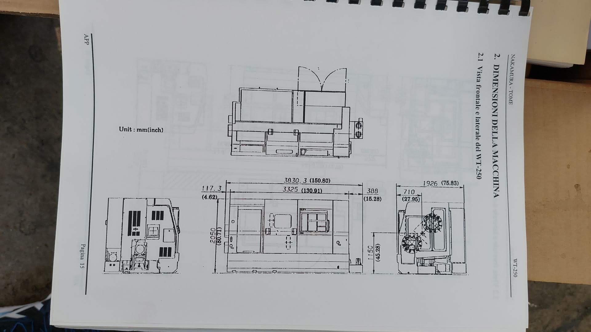 Used NAKAMURA WT250 - 4 axis + Y axis