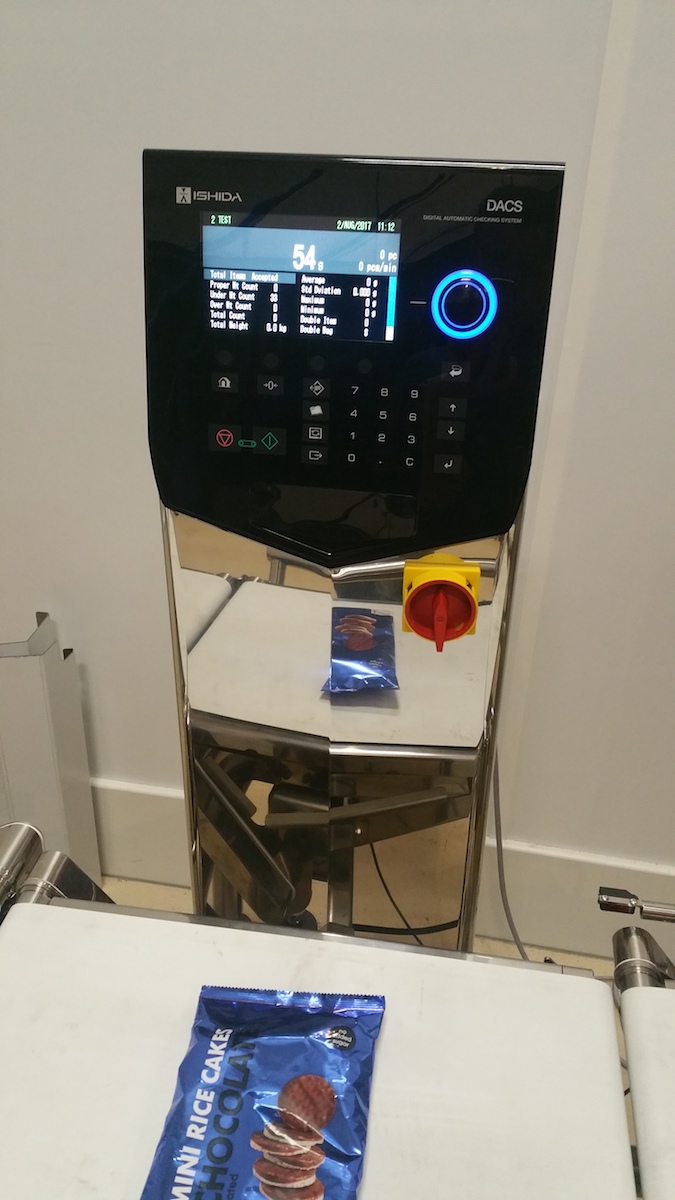 Ishida DACS-G check weigher, High end.