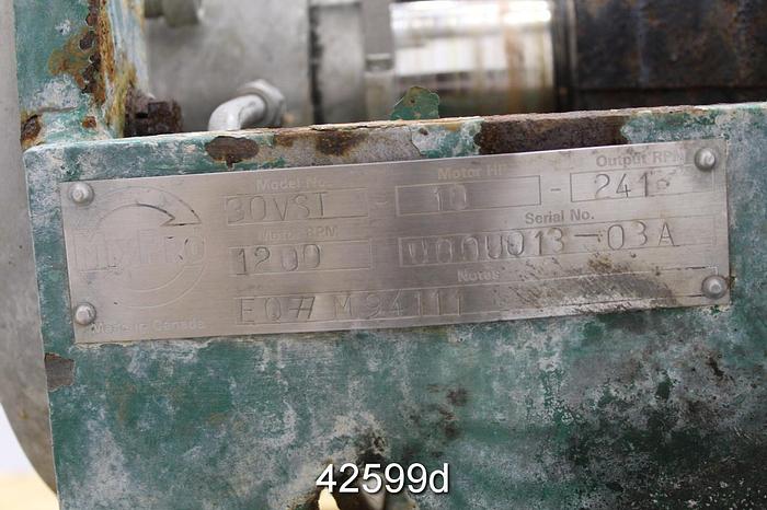 Used Mixpro 30VST-10-241 Sidemount Agitator #42599