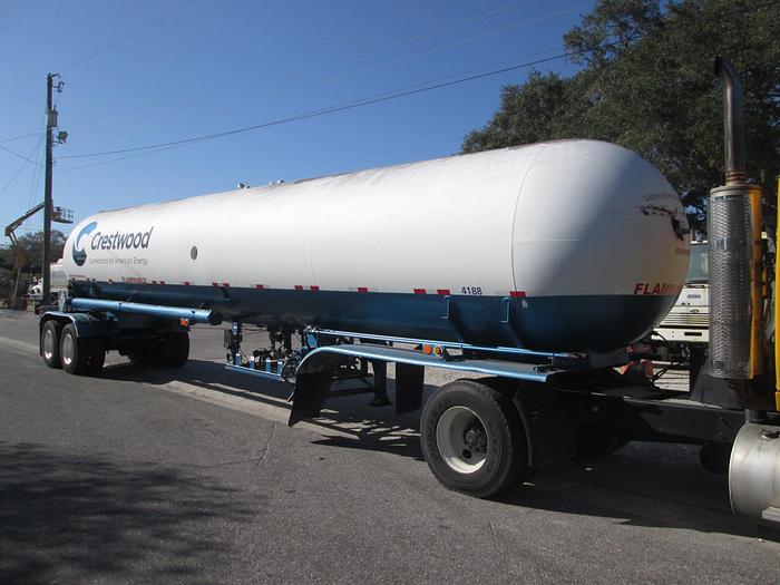 Used 1998 Trinity & Lubbock 43' Propane Tank Trailer