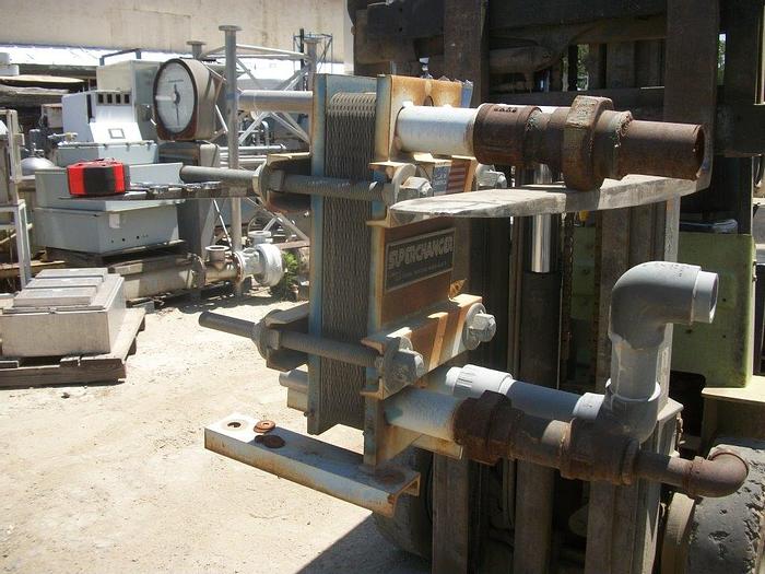 Used Heat Exchanger, Plate, 15.2 SF, Superchanger, S/st, 26 Plate #S741798