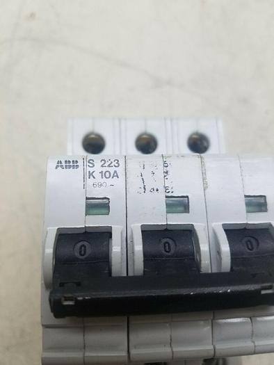 Used ABB S223K10A Circuit Breaker