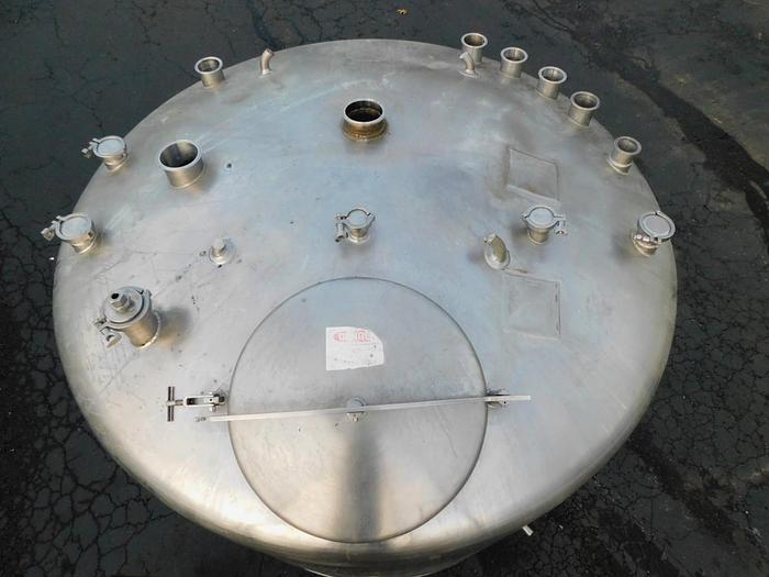 Used 1,000 GALLON CREPACO TANK - S/S - JACKETED (10072)