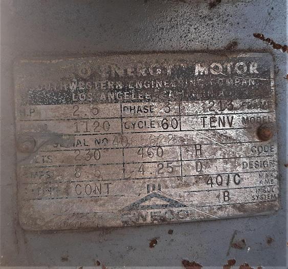 Used Scren, Sweco, 48", C/st, Single Deck, 2.5 HP #S744348