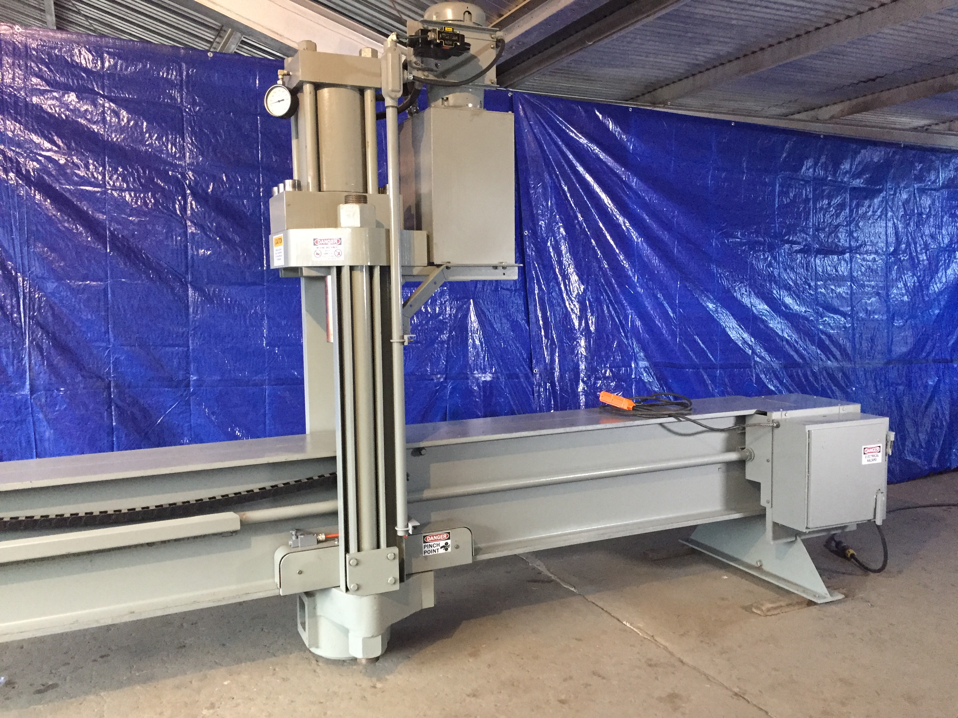 Used 120 Ton HPM / Parker - Hannifin Twin Column Hydraulic Straightening Press