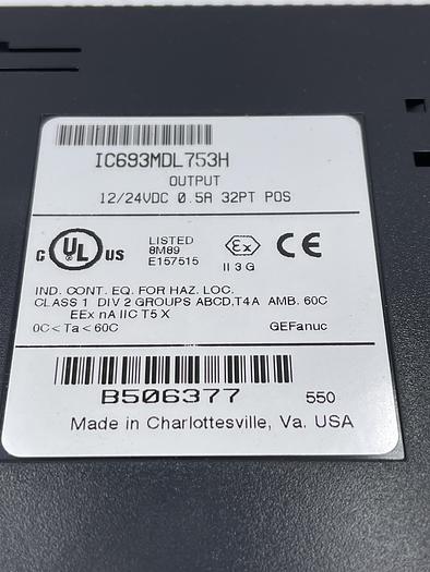 Used GE IC693MDL753H