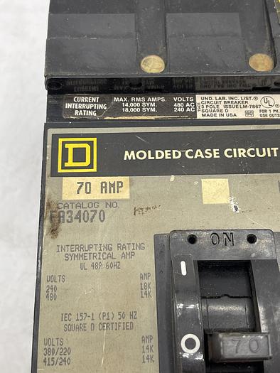 Used Square D FA34070