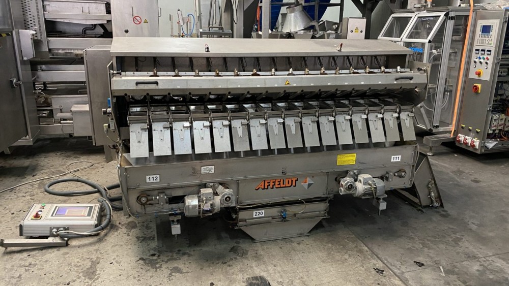 Used Affeldt 16 channel lineair weigher