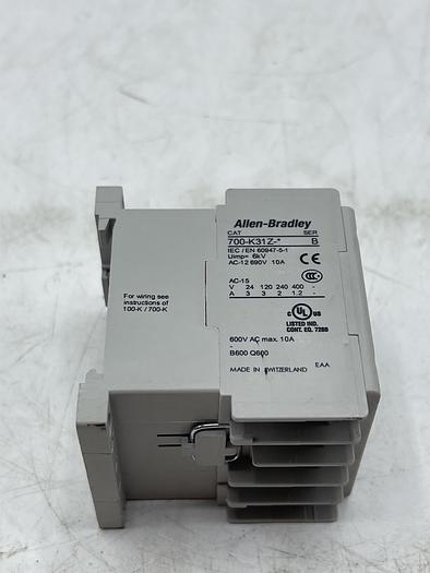 Used AB ALLEN BRADLEY 700-K31Z-* Ser B