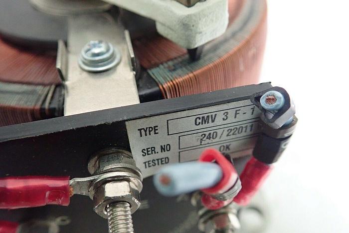 Used Carroll & Meynell Type CMV 3F-1, 1 Phase, 0-240 Output