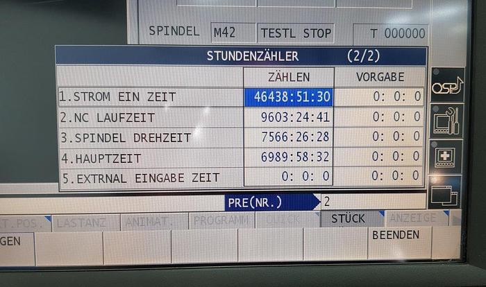 Used Okuma LVT 300M, from 2012, vertical lathe w milling function, C-axis