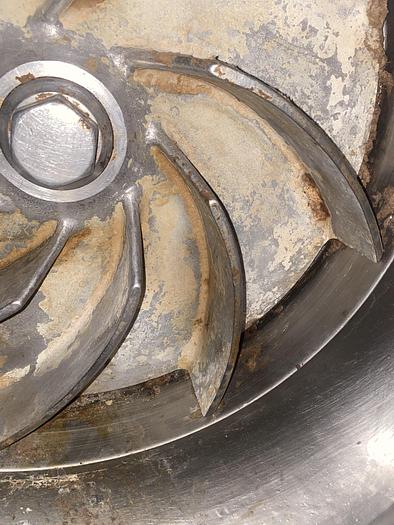 Used Goulds HS 8x8x22 Pump, Stainless Steel Casing #43167