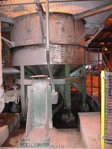 Used Black Clawson HYDRAPULPER Pulper 12 Foot Diameter, New In 2005.  Rotor Diameter 42", 250 Hp, 1200 Rpm Motor.  Extraction Plate With 3/16" Diameter Holes. #26716
