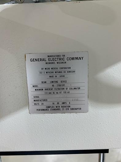 Used 1992 GE AMX 4 Portable X-Ray