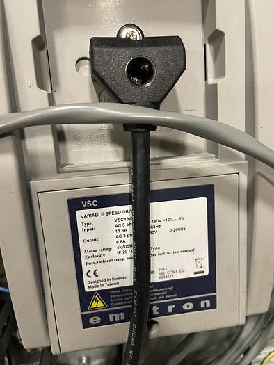 Used POWERFIN BULL DOUBLE ENDED BUFFING AND POLISHING MACHINE / GRINDER OR CUTOFF