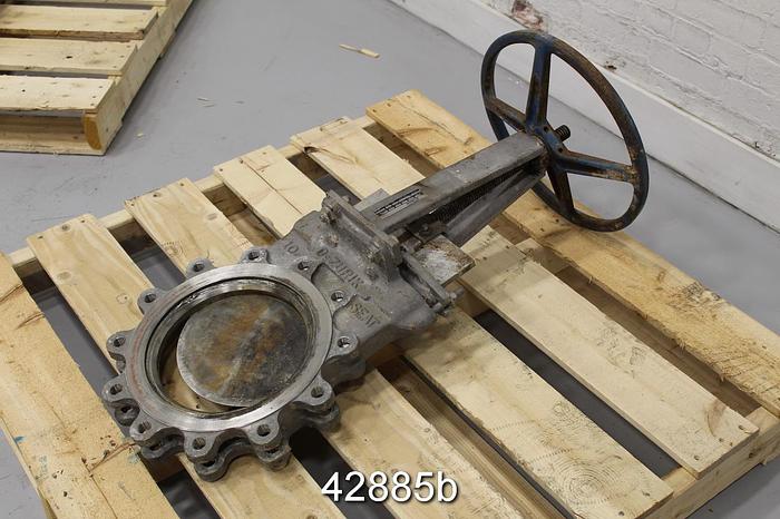 Used Dezurik 10" Hand Operated Knife Gate Valve #42885