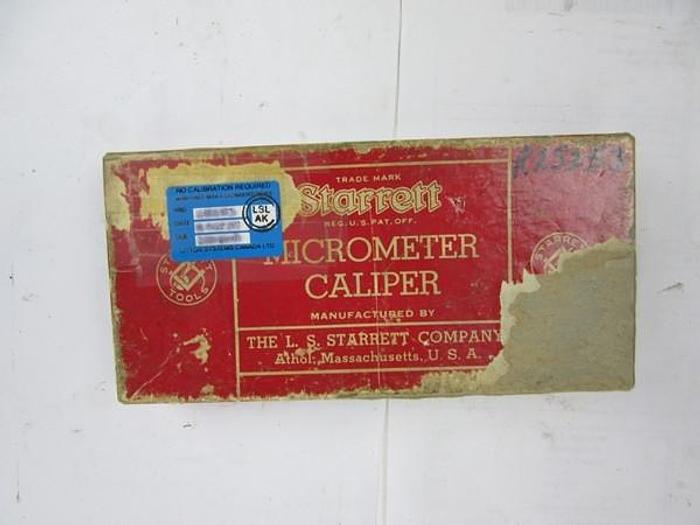 Used Starret Micrometer caliper